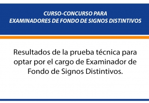 Calificaciones curso-concurso de Examinador de Fondo de Signos