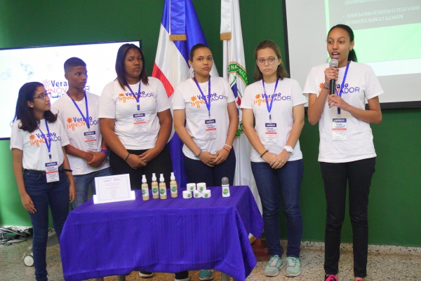 ONAPI presenta proyectos finales de los participantes en su Campamento Verano Innovador