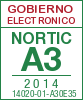 Sello de certificación de la A3:2014 con el NIU 17007-01-A30E01